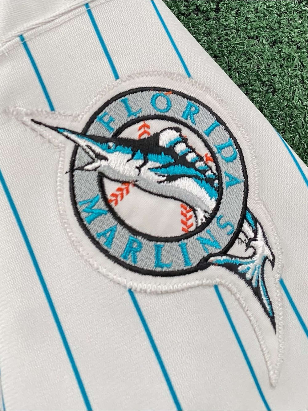 VTG 90’s Russell Athletic Florida Marlins Diamond Collection Baseball Jersey 44 - Picture 3 of 9